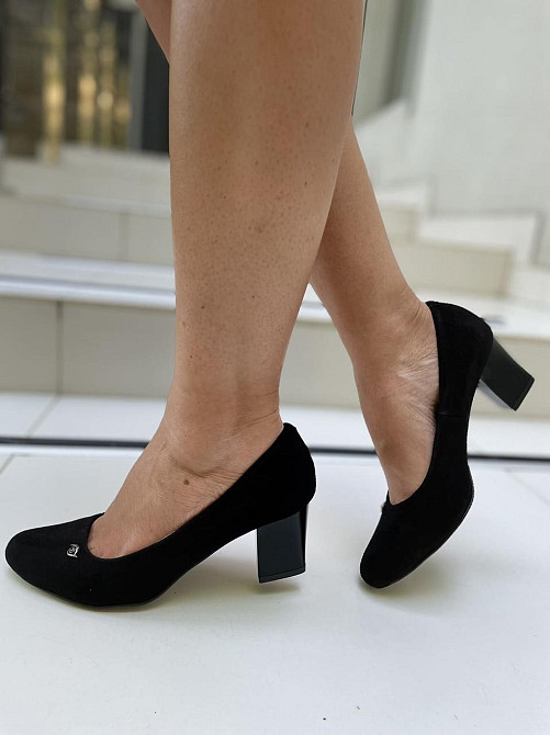 Туфлі жіночі VESNA 6382 чорні (літо, замша натуральна) (2242) Коломыя - изображение 7