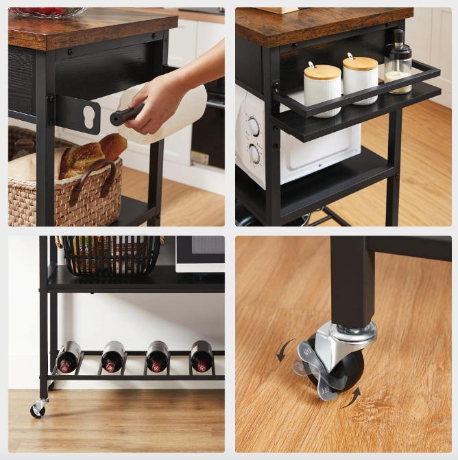 Стелаж візок Leobert Cosmo кухонний в стилі Loft Київ - фото 7