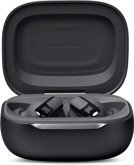 Навушники JBL Live Beam 3 Black Bluetooth з сенсорним дисплеєм кейсу, ANC, Hi-Fi звук, до 24 год, бездротова зарядка Київ - фото 9