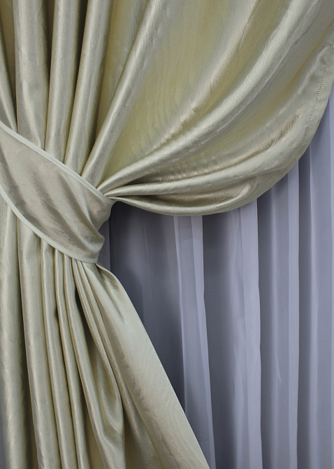 Шторная ткань софт цвет шампань 1433ш Киев - изображение 6