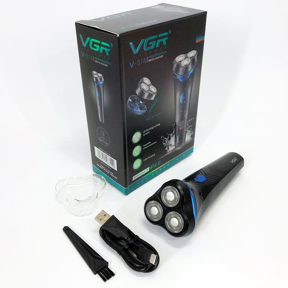 Електронна бритва для бороди VGR V-314, Хороші електричні бритви для гоління, Хороша бритва портативна AE-82 Львів - фото 7