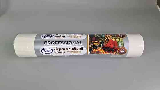 Пергамент для випікання (50 м*38 см) Zella білий силіконовий (1 рул) Харків