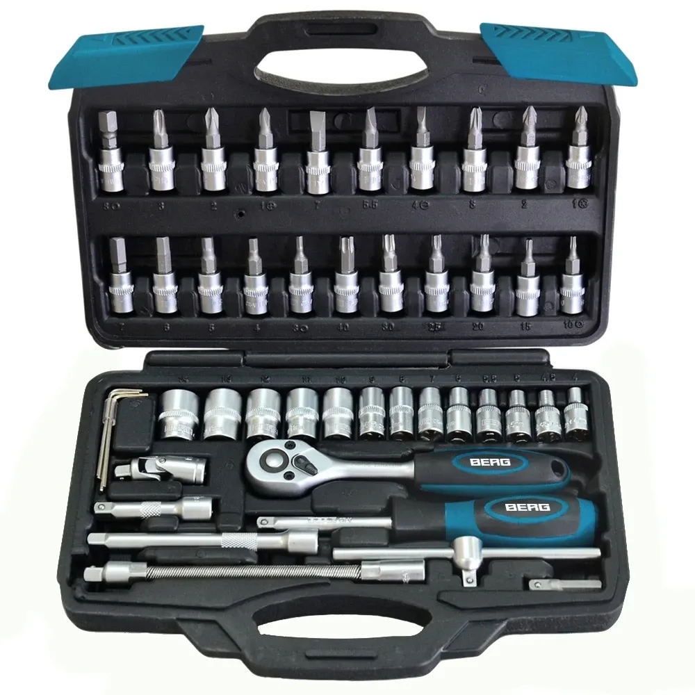Набір інструментів 45 од. (1/4") Berg 52-106 Одеса - фото 1
