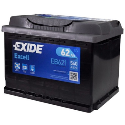 Аккумулятор автомобильный EXIDE EXCELL 62A (EB621) Винница - изображение 1