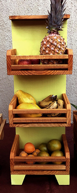 Стелаж для овочів і фруктів "Стволин" сієна-мохіто Миколаїв - фото 1