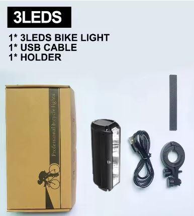 Яркая велосипедная фара 3 LED 2000LM 2000mAh Одесса - изображение 4