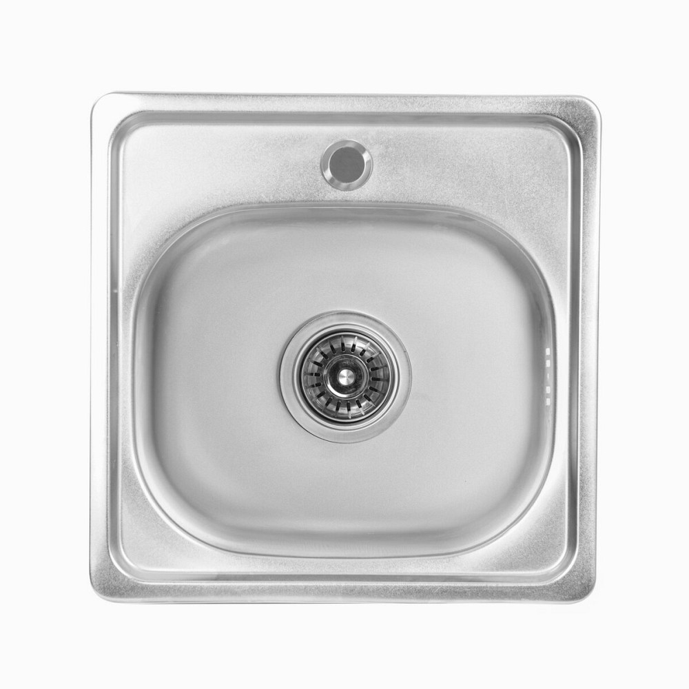 PLATINUM Кухонна мийка з нержавіючої сталі Platinum САТИН 3838 (0,6/160 мм) Коломия - фото 1