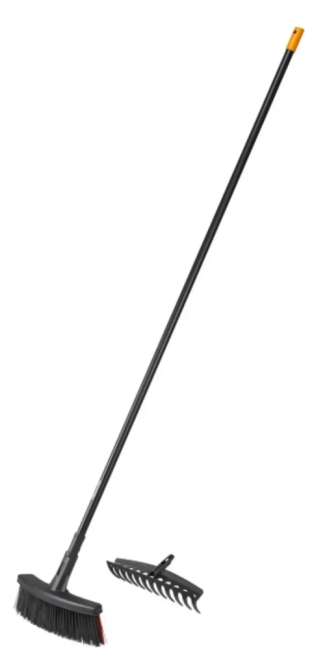 Набор FISKARS (мелая двухровая М + грабли Solid) Одесса - изображение 1