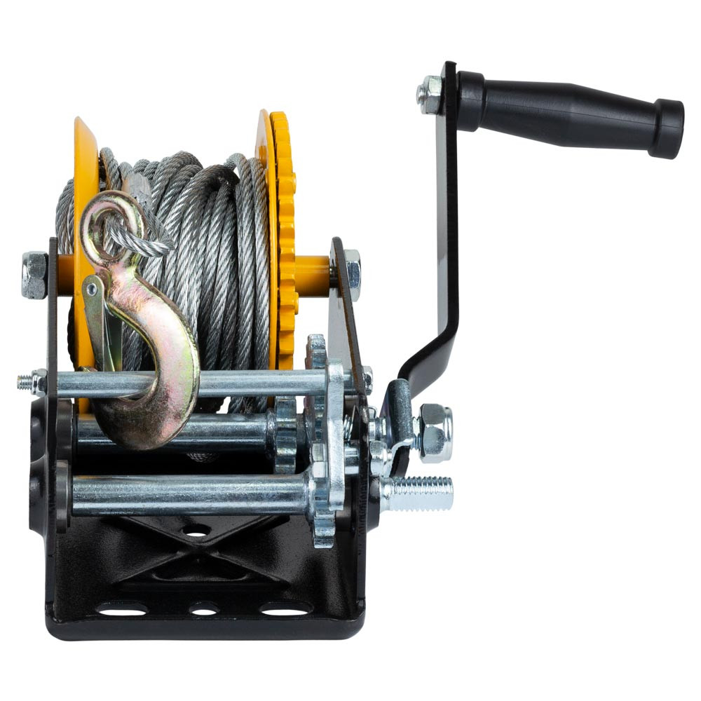 Sigma Лебедка ручная барабанная стальной трос 10м×5мм, 900кг SIGMA (6134021) Коломия - фото 5