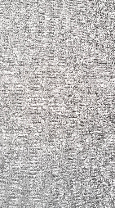 Шпалери вінілові на флізеліні NOVA метрові під штукатурку структурні однотонні сірі Київ - фото 2