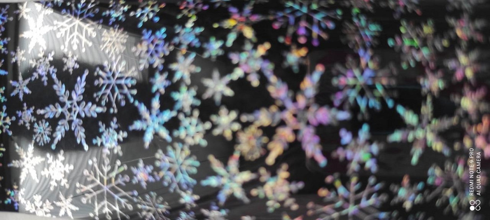 Фольга для нігтів 1 метр Новорічні Київ - фото 1