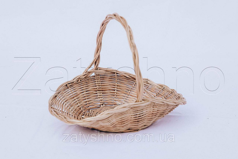 Корзина большая из лозы | плетеная корзина из лозы | корзини з лози Киев - изображение 4
