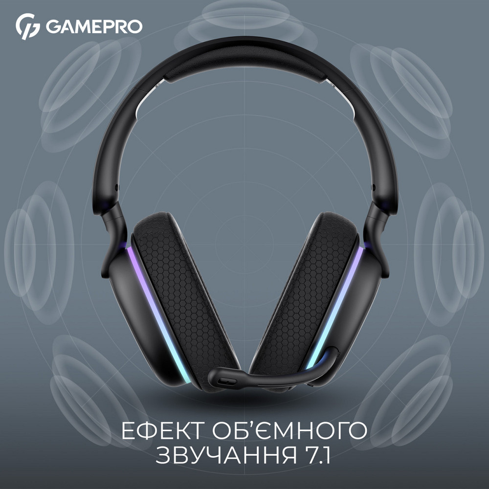 Гарнітура GamePro Asgard Bragi Black (HSW250B) ( Чорний ) Харків - фото 9