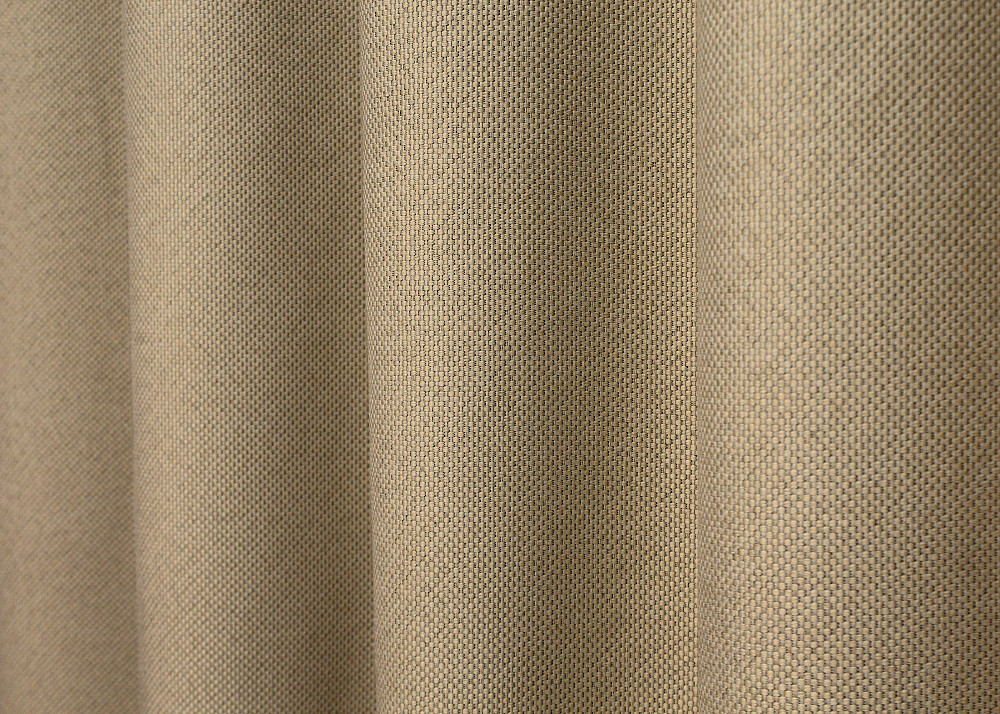 Комплект штор на люверсах VR-Textil Лен-блэкаут Лен Мешковина № 292ш Бежевый 150х250см 2 шт (37-0190) Киев - изображение 6