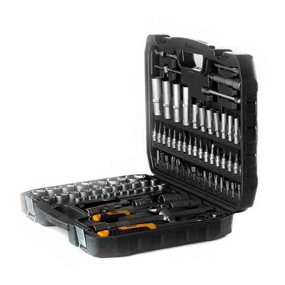 Набор торцевых насадок (инструментов) с трещиной CrV 1/4, 1/2 (72Т) (94шт) Харьков