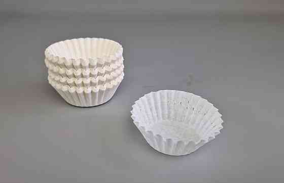 Тартолітка для кексів 4А кругла біла D35 H20 (100 шт.) (1 уп.) Харків