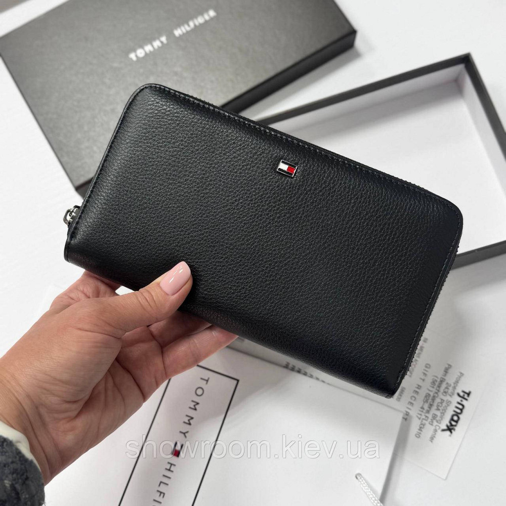 Шкіряний брендовий гаманець клатч TH (6613) Київ - фото 2