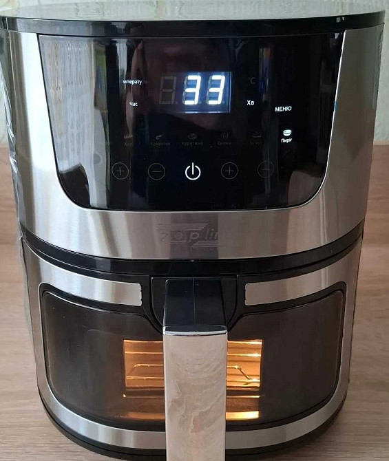 НЕМЕЦКА Аерофритюрниця (аеро гриль) без олії 3500 Вт Zepline ZP-142 8 л. Київ - фото 8