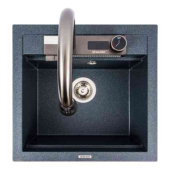 VALESO Гранітна мийка VALESO VIVA 5149 матова Антрацит Киев