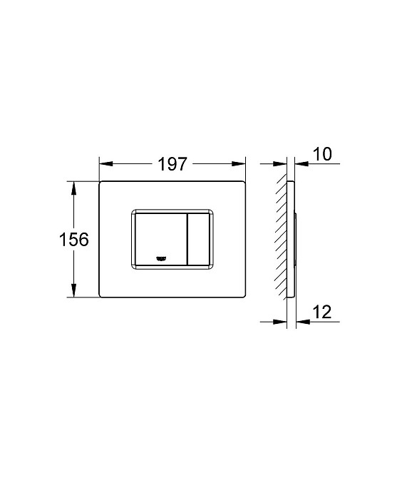 Панель змиву Grohe Skate Cosmopolitan (38732SH0) Київ - фото 3