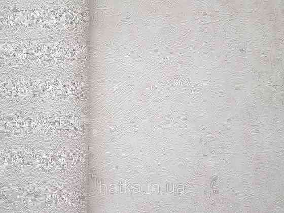 Шпалери вінілові на флізеліні гарячого тиснення DU&KA 1.06х10 вензель основа під штукатурку сірі коричневі Київ