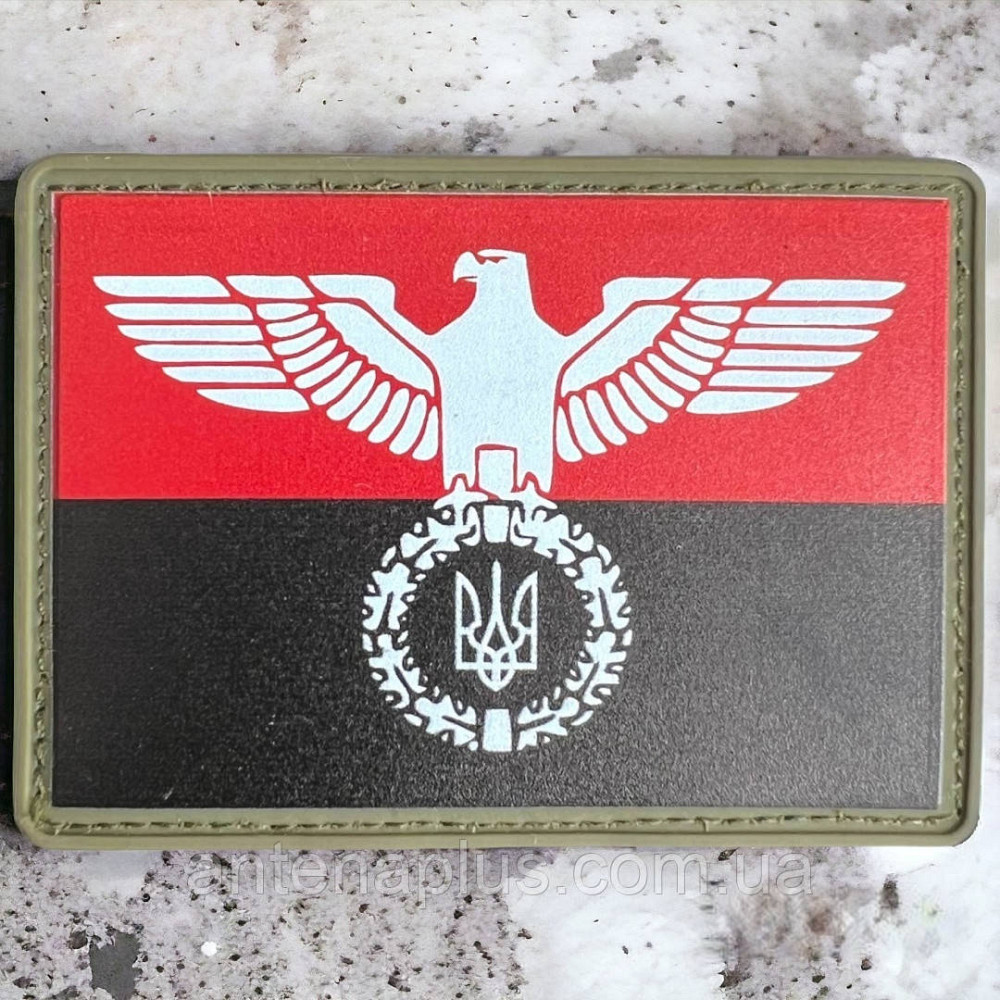 Орел Свободы красно-черный патч / шеврон Киев - изображение 1