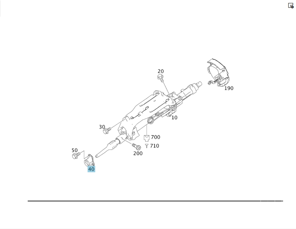 Mercedes-Benz  A1644601237 Опора - підшипник рульового валу ML W164 G-class W463 ML/GLE W166 GLE Coupe C292 G-class W465 GL X164 GL/GLS X166 Одеса - фото 2