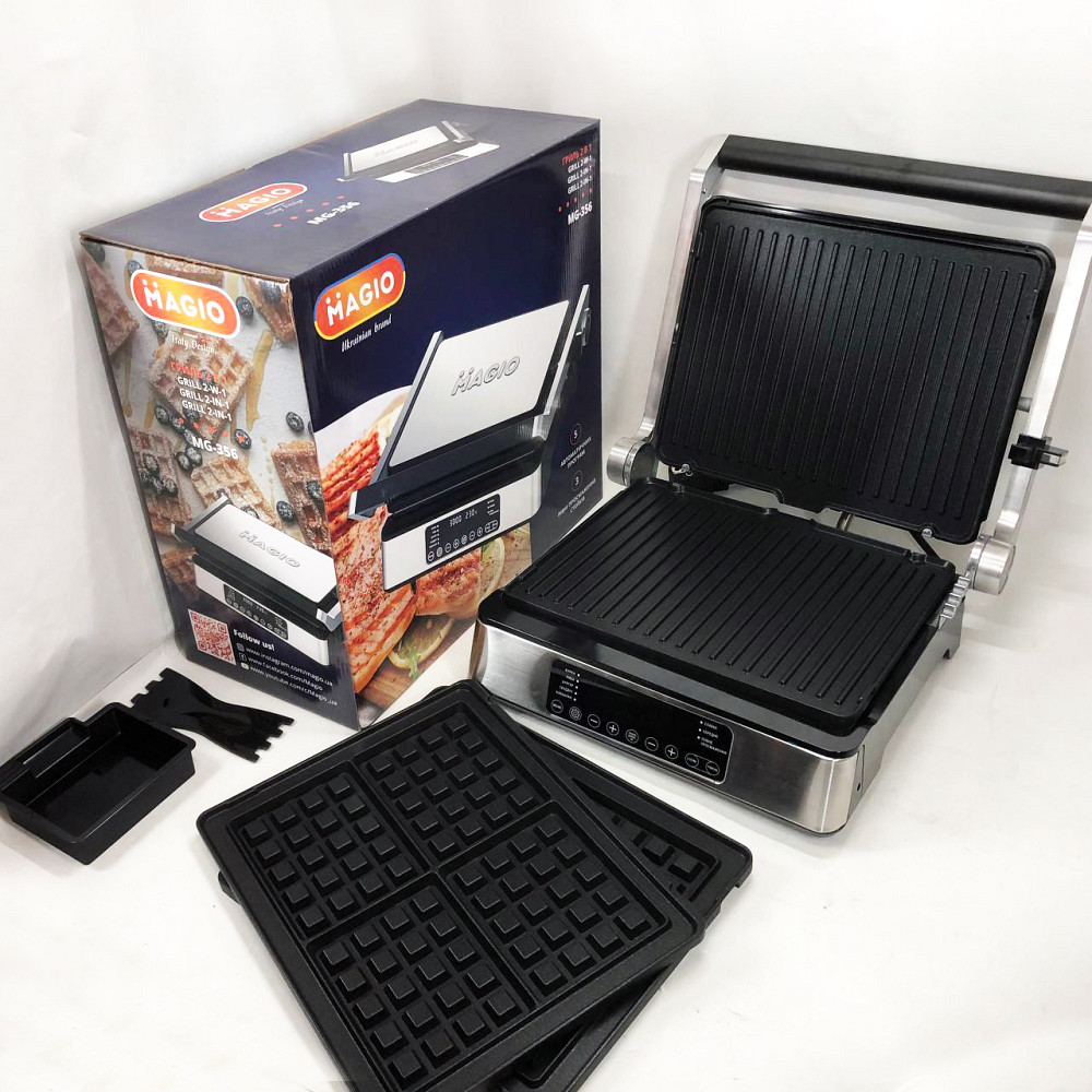 Кухонные бутербродницы, Настольный электрогриль для стейков, Сендвичница бытовая электрическая UW-55 Львов - изображение 10