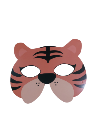 Дитяча маска Тигр картон one size різнобарвний Київ