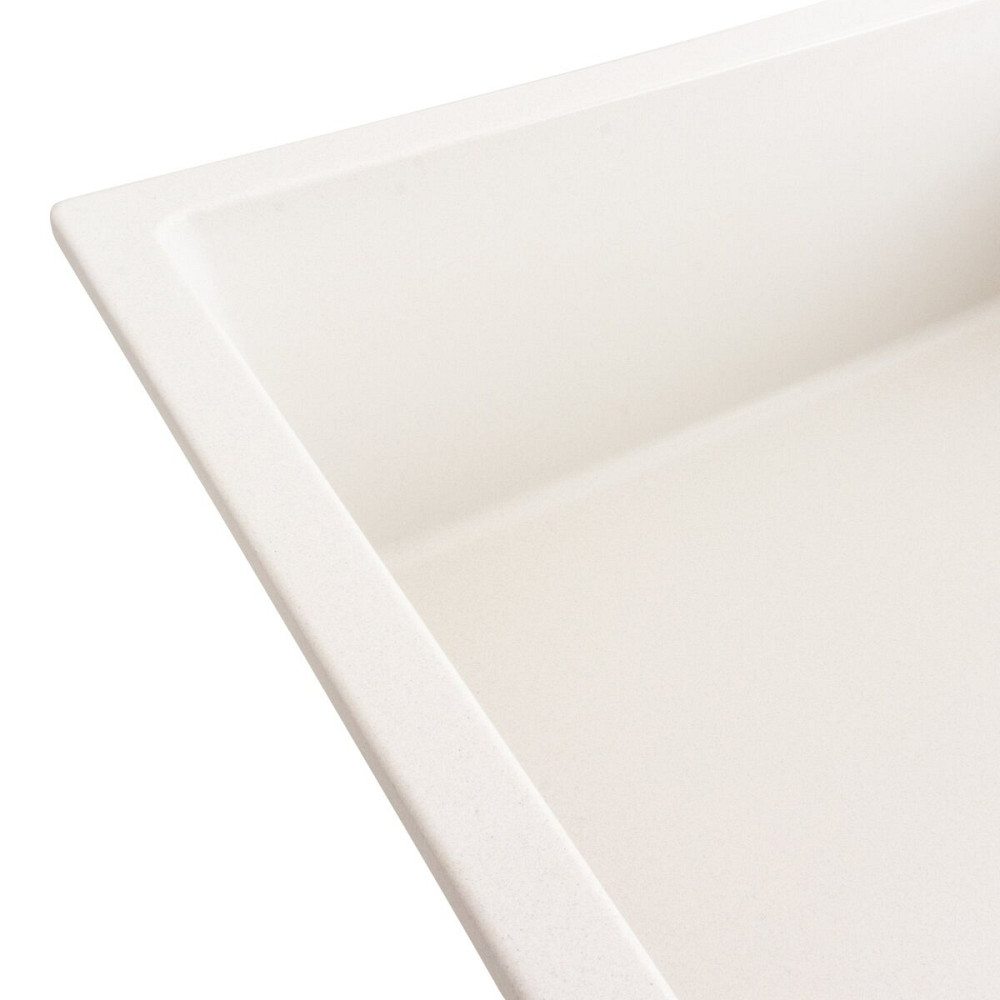 PLATINUM Гранітна мийка для кухні Platinum 8650 DIAMOND матова (білосніжна) Київ - фото 5