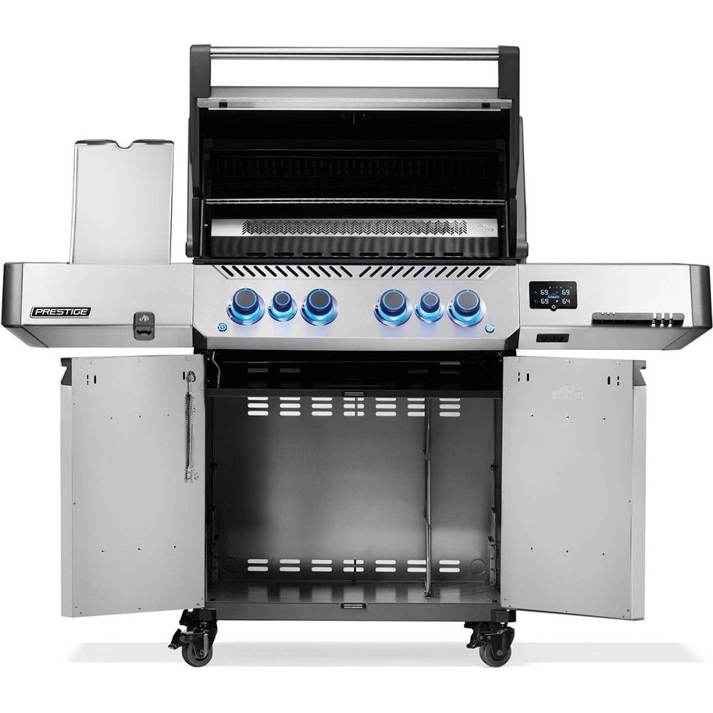 Газовый гриль Napoleon Prestige P 500 Connected с боковой конфоркой Sizzle Zone и вертилём (69212) нерж сталь P500VXRSIBPS Код: Ровно - изображение 4