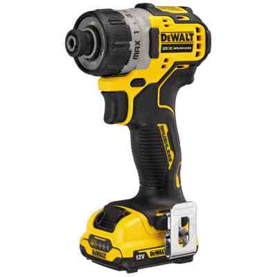 Шуруповерт DeWALT 12V XR Li-Ion, 8 Нм, 1100 об/мин, 2x2Ah, кейс (DCF601D2) Винница