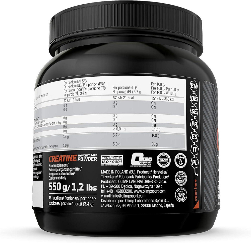 Creatine monohydrate powder 550 g Луцк - изображение 2