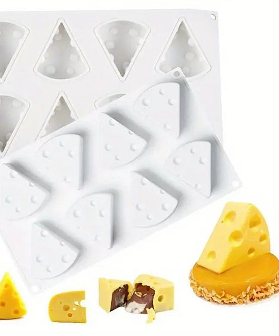 Молд силиконовый Сыр 285 на 171 мм белый Киев - изображение 5