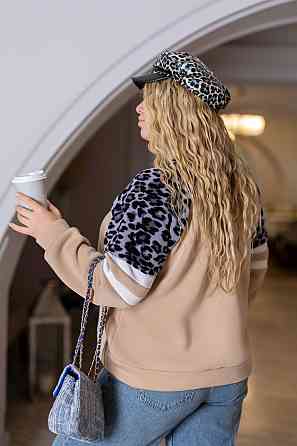 Теплий жіночий світшот "Today" | Норма Бежевий, 42-44 Київ