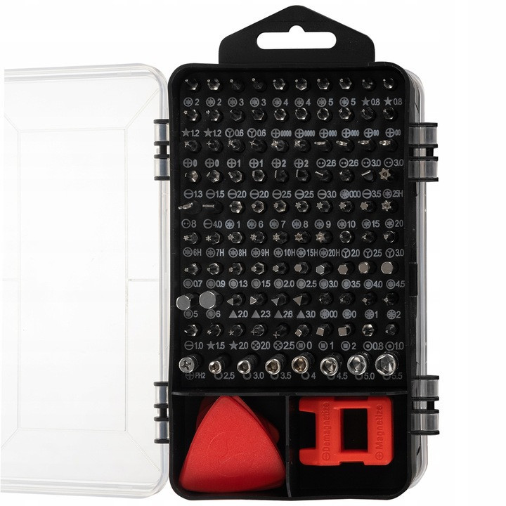 Набір прецизійних викруток з насадками 110 елементів у кейсі Bigstren (8645) Нововолинськ - фото 3