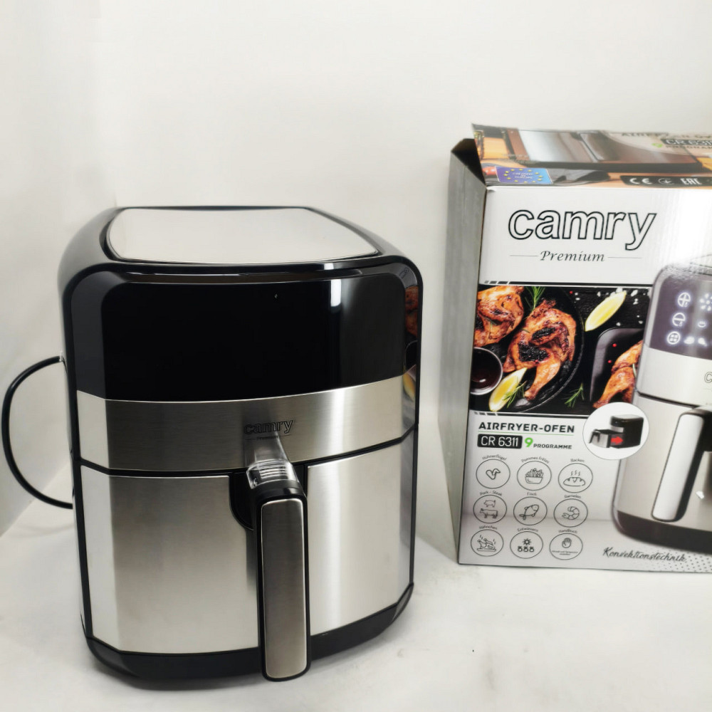 Мультипіч з автовідключенням Сamry СR-6311 5л 2500Вт, Потужна фритюрниця аерогриль JL-48 Львів - фото 8