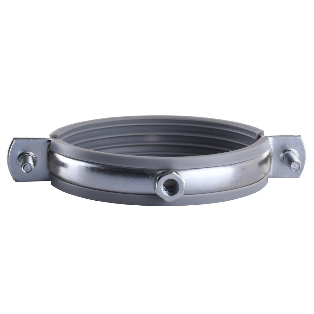 Хомут в сборе CR 3″ (85-94мм) с винтом-шурупом 8*100 и дюбелем в уп., серый (000007349) Киев - изображение 3