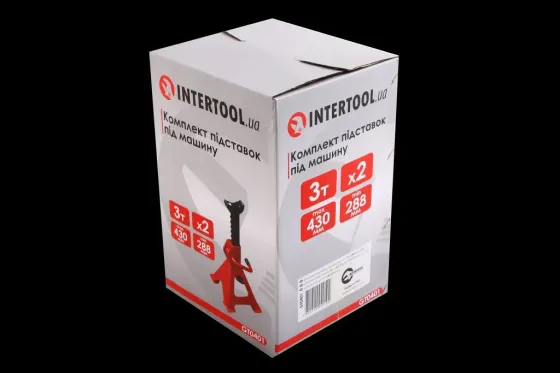 Набір підставок під авто 3, 288-430м Intertool (2 шт.) Вінниця