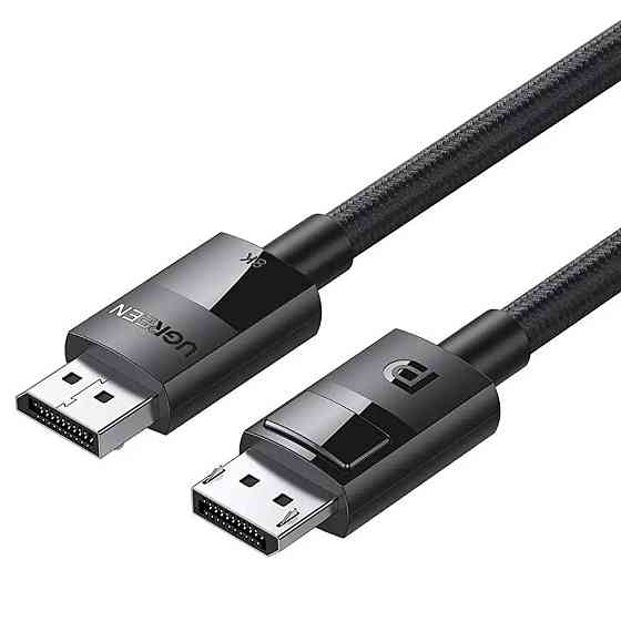 Мультимедийный Display Port кабель V1.4 Ugreen DP114 8K@60Hz 4K@144Hz 80393 (Черный, 3м) Николаев