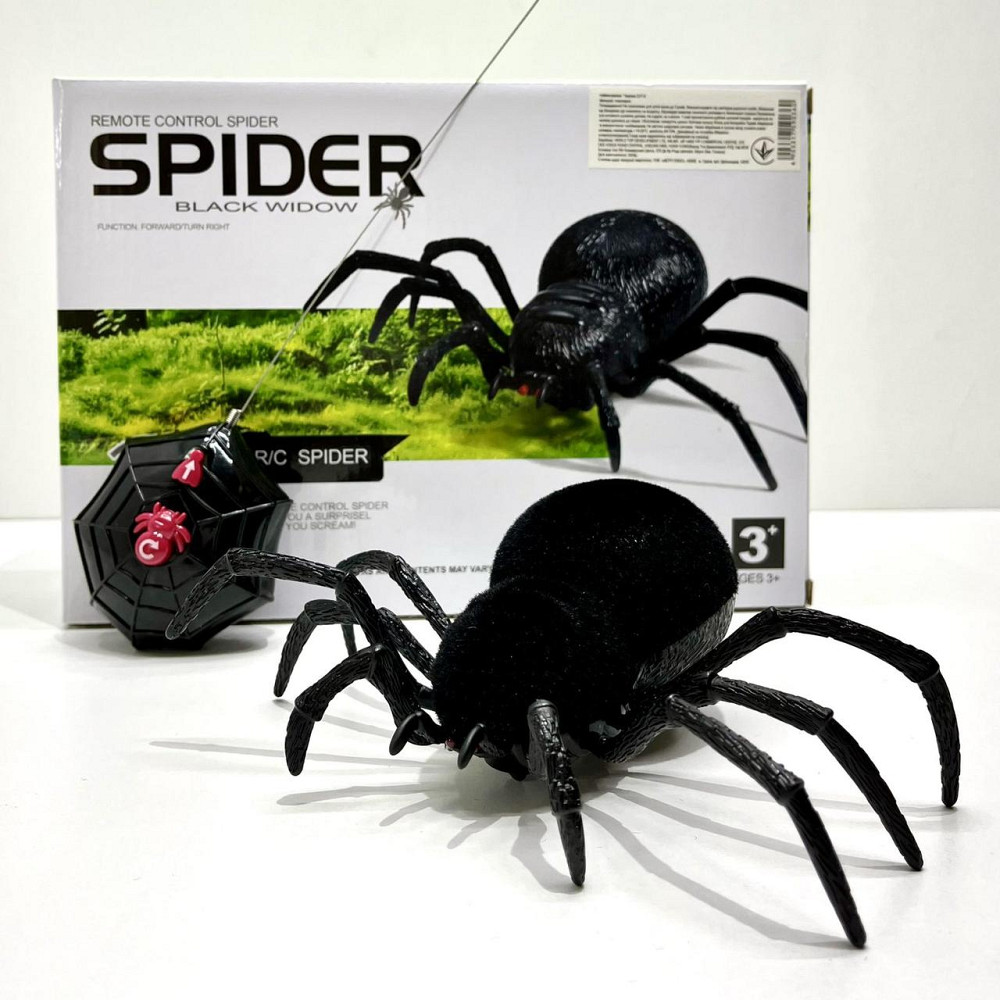 Павук на радіокеруванні Чорна Вдова 20 см Чорний (Z 2113) Чернігів - фото 1