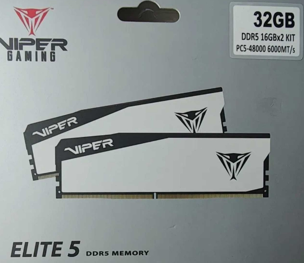 Пам'ять ddr5 від Patriot Viper Elite, 2 модулі по 16 ГБ на частоті 6000 МГц. Київ - фото 3