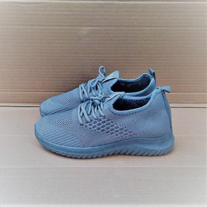 -Кроссівки Зимові Сірі Жіночі з Махом (розміри: 37,38,39,40,41) - 205 Дніпро - фото 9