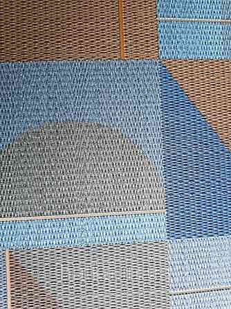 Шпалери вінілові на флізелін Sirpi AltaGamma Home 3 геометричні фігури 3д яскраві бірюзові сині коричневі Київ