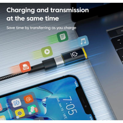 Переходник USB-C F to Lightning M 30W black XoKo (AC-033) Винница - изображение 4