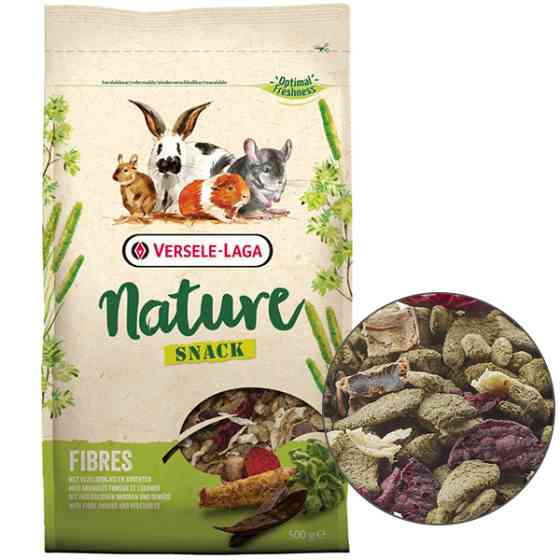 Versele-Laga Nature Snack Fibres ВЕРСЕЛЕ-ЛАГА НАТЮР СНЕК КЛЕТЧАТКА дополнительный корм для грызунов Киев