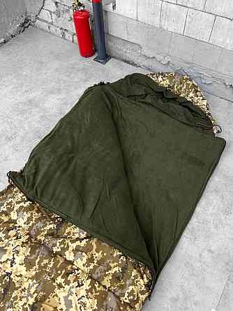 Спальний мішок на флісі, підкладка теплий фліс плюс карімат 15 мм Одеса