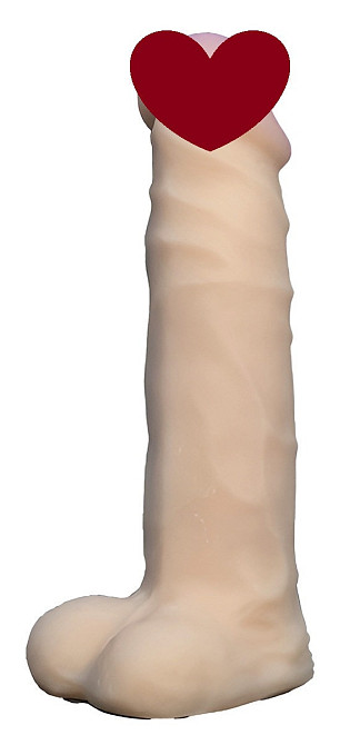 Насадка для страпона тілесна EGZO CIBERSKIN NSTR18 ( 17,5 см х 4,2 см ) Sex Aura Київ - фото 1