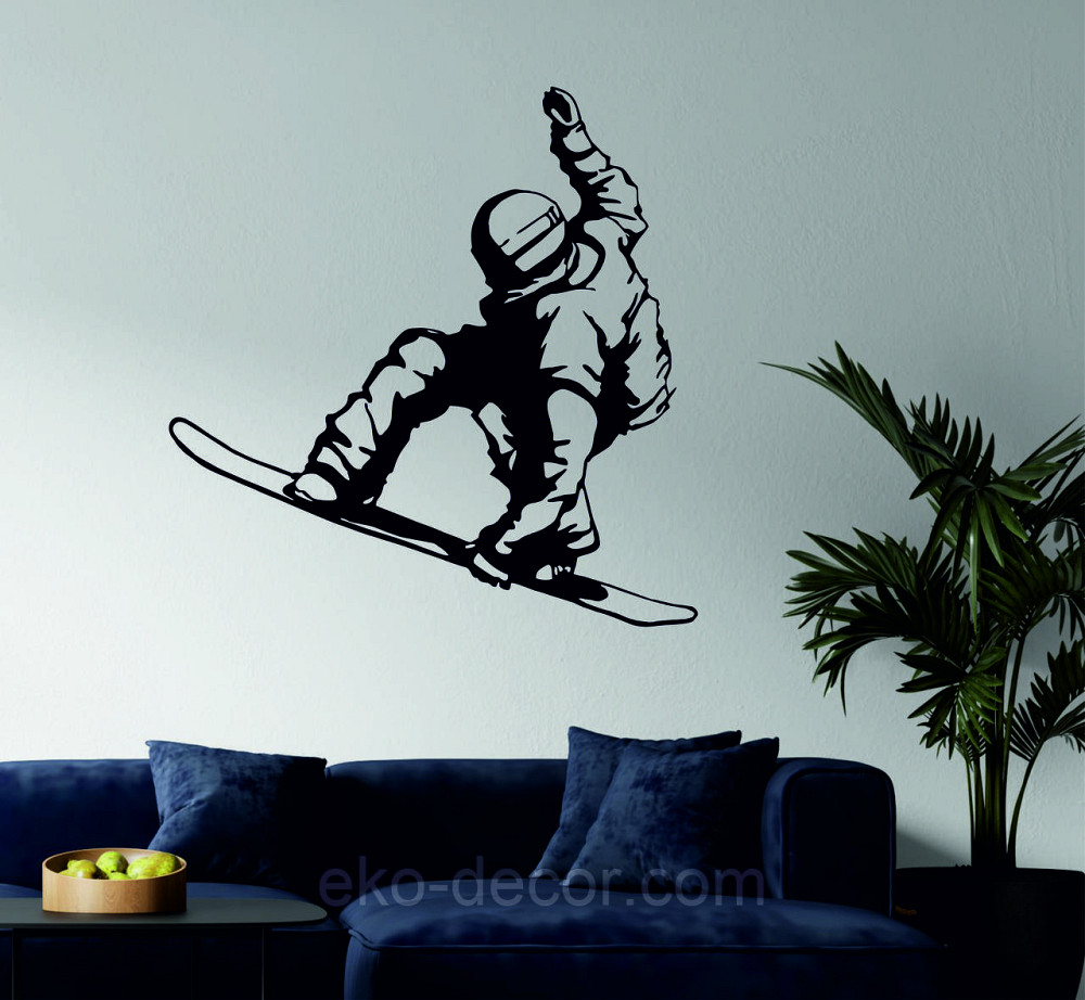 Декоративне настінне Панно «Сноуборд», Декор на стіну Київ - фото 1