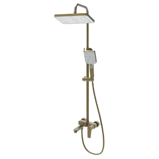 Душова колона зі змішувачем Haiba MILANO 003-J BRUSHED GOLD   ( HB9620 ) 34058 Харьков